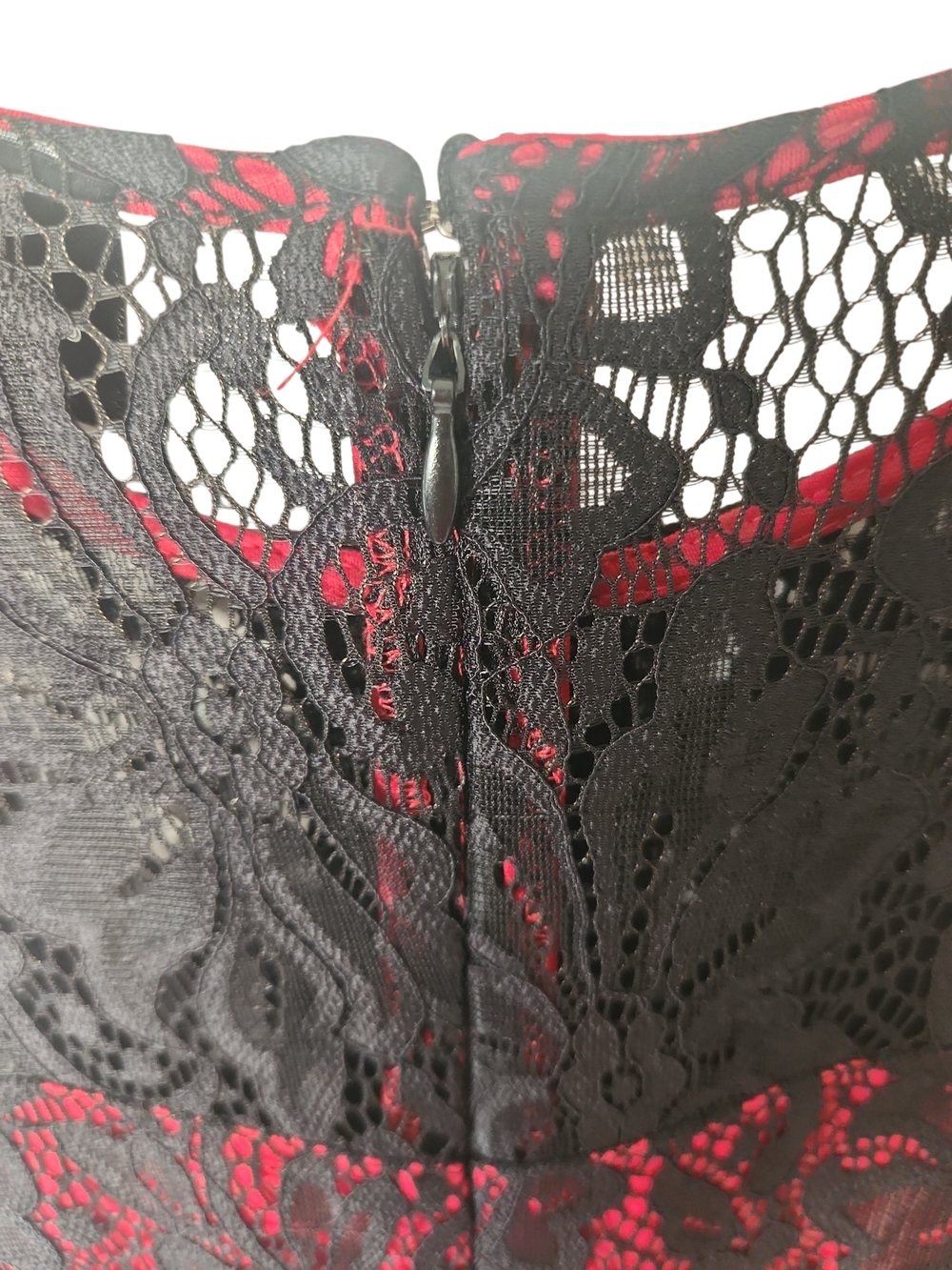 Disney Pixar Coco Black Lace with Red Lining Whimsigoth Sleeveless Dress Size M - Picture 6 of 10